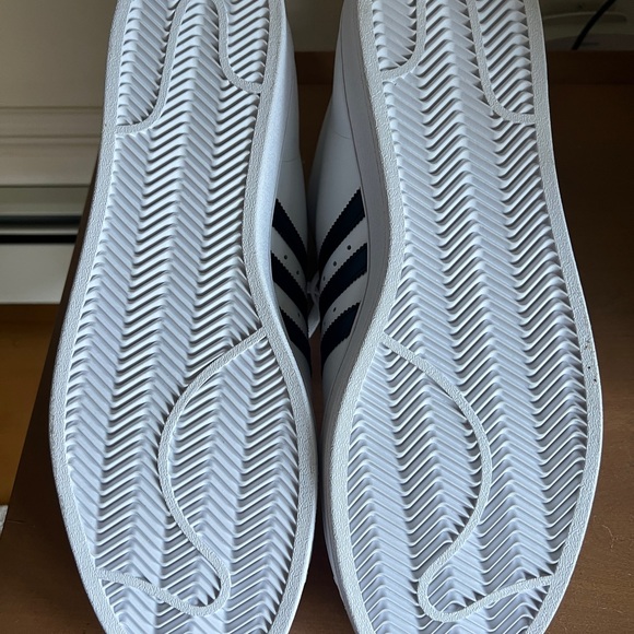 ADIDAS Pro Model White Black Gold OG Shoe Size 17 - Picture 2 of 5